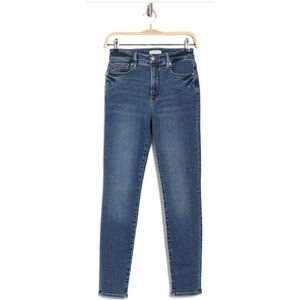 Good American Good Waist High Rise Skinny Jeans Size 29 Style GW899T Blue 262